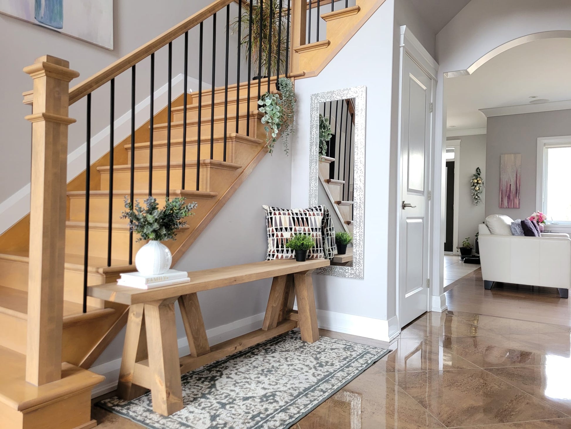Farmhouse - Solid Wood Bench - MJ