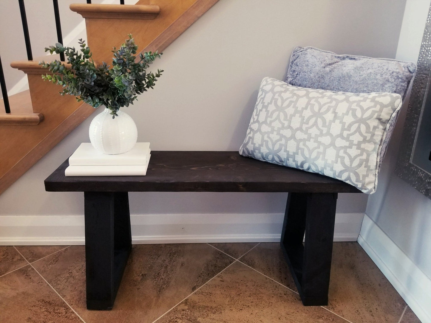Rustic Farmhouse - Solid Wood Multipurpose Bench - MJ