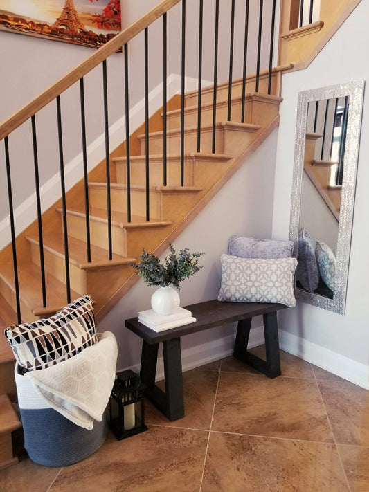 Rustic Farmhouse - Solid Wood Multipurpose Bench - MJ