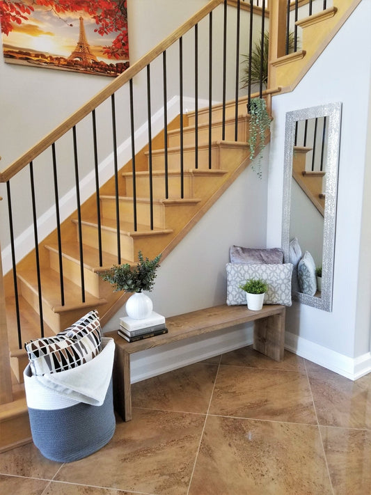 Solid Wood Entryway Bench - MJ