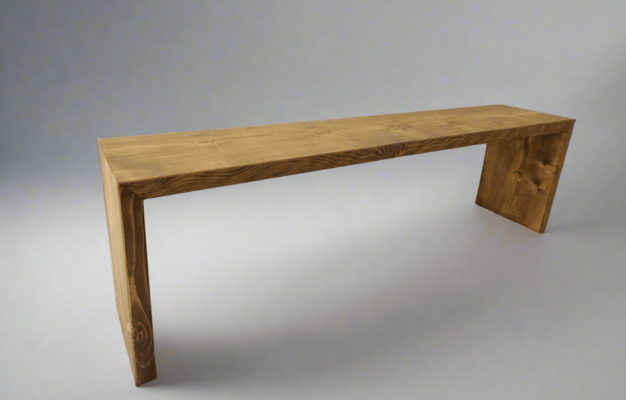 Solid Wood Entryway Bench - MJ