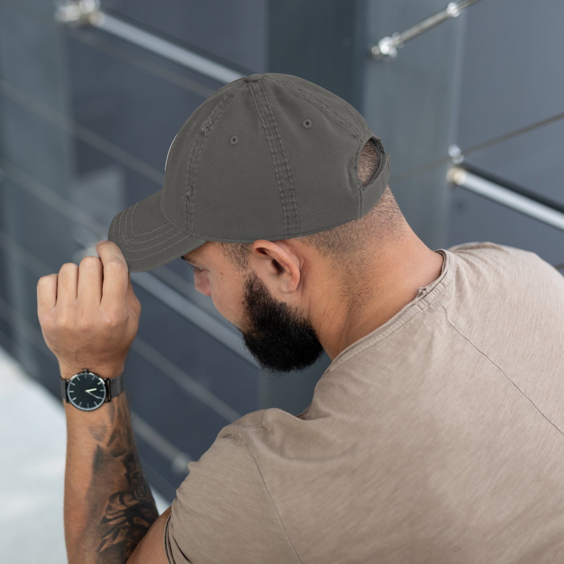 Mj Distressed Dad Hat - MJ