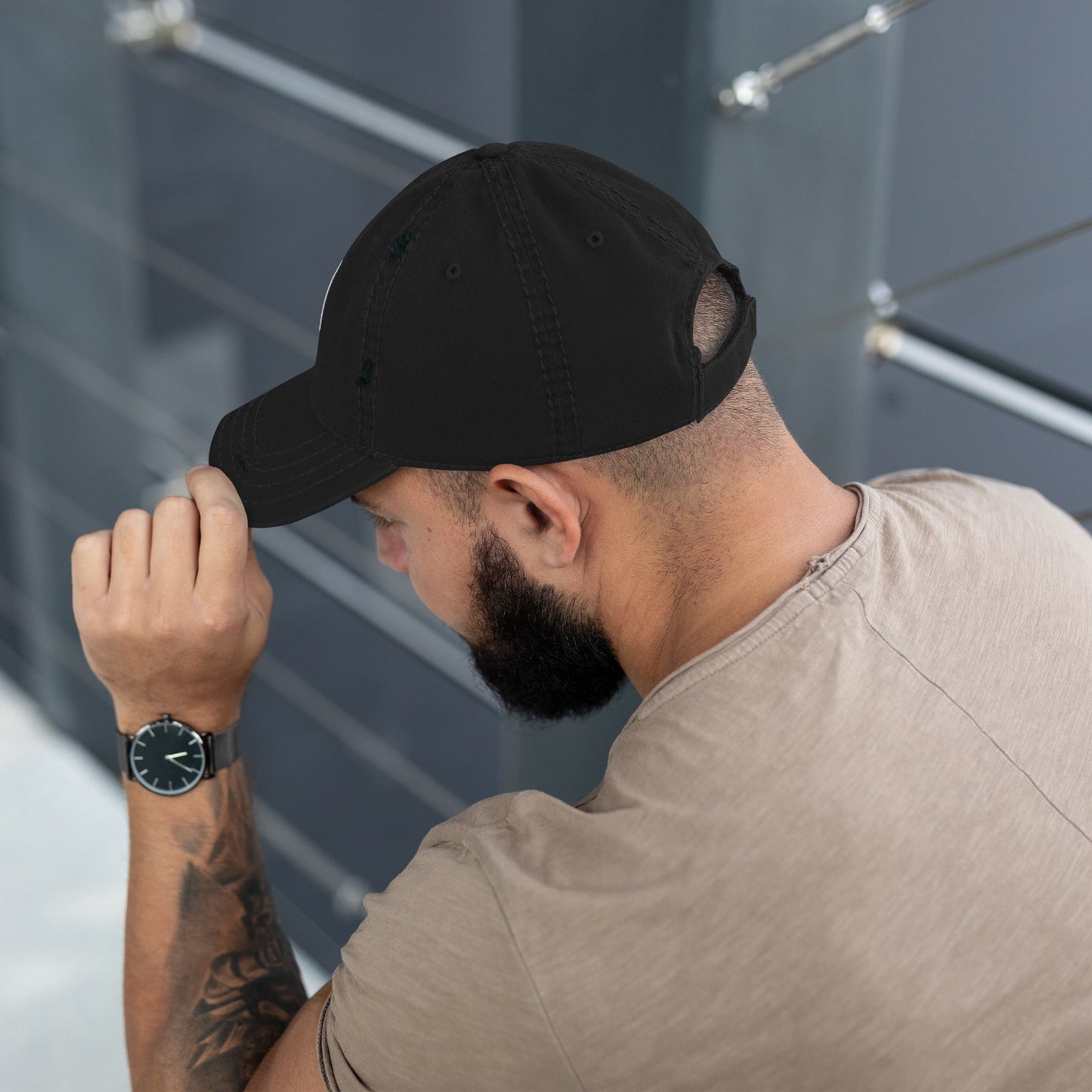 Mj Distressed Dad Hat - MJ