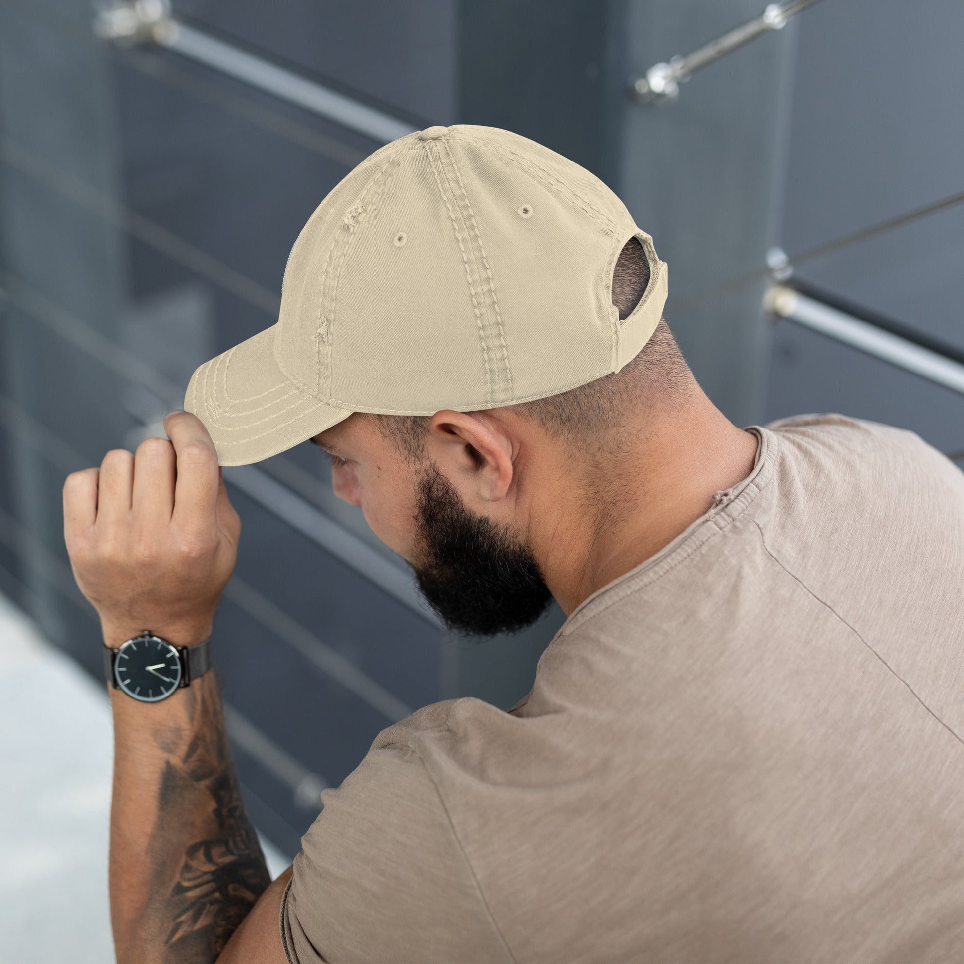 Mj Distressed Dad Hat - MJ