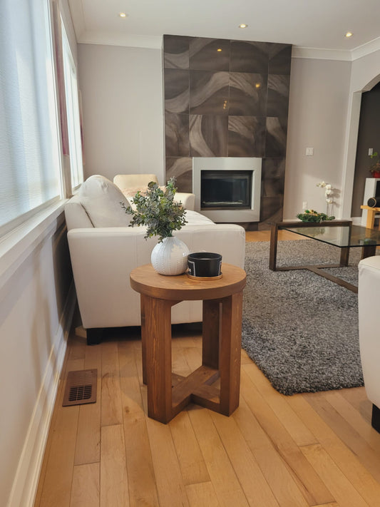 Round End Table - MJ